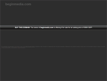 Tablet Screenshot of beginmedia.com